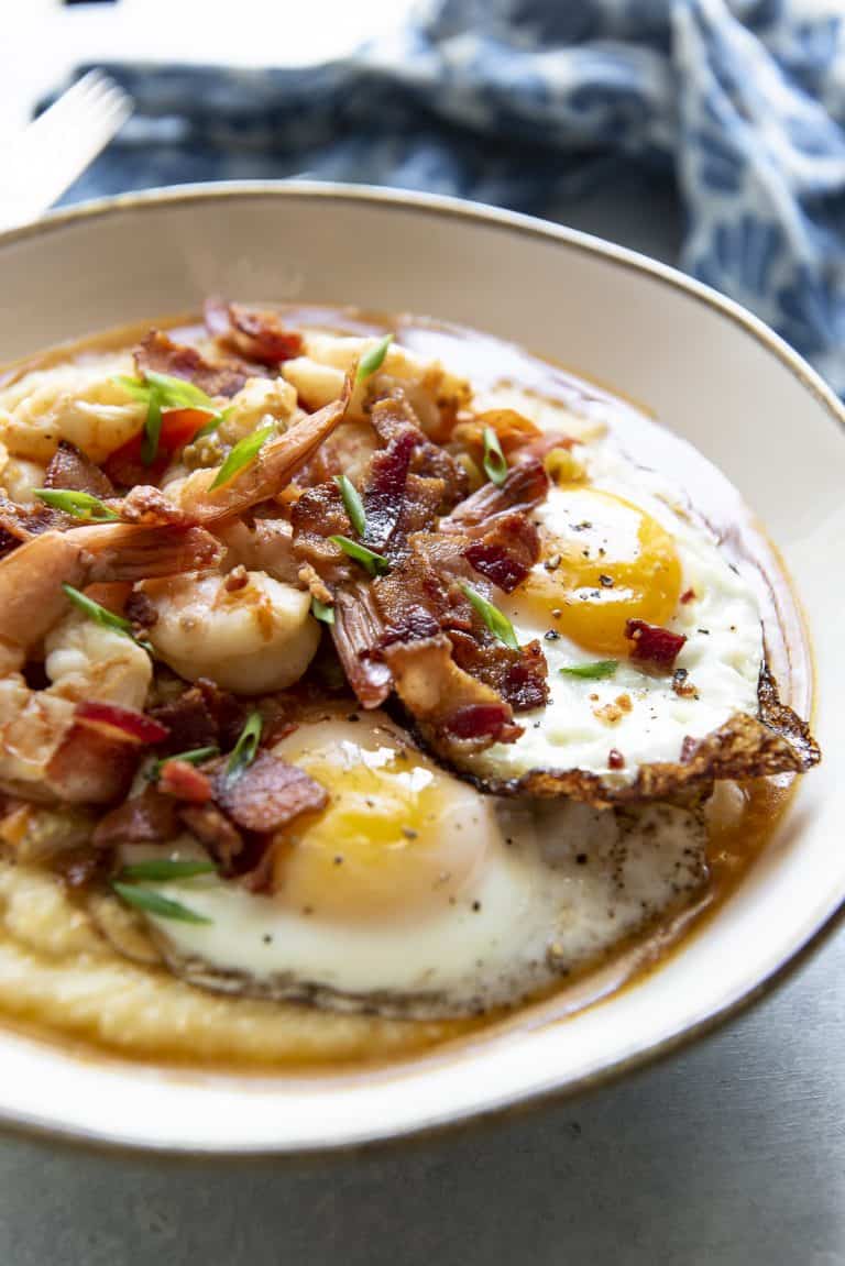 Instant Pot Shrimp and Grits • The Crumby Kitchen