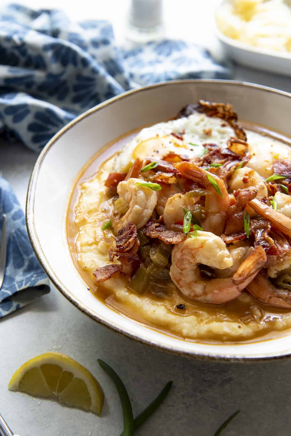 Instant Pot Shrimp and Grits • The Crumby Kitchen