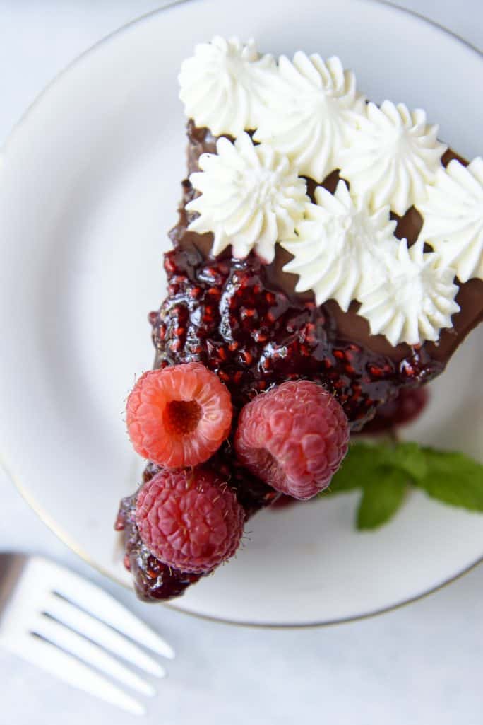 Raspberry Chocolate Cheesecake recipe