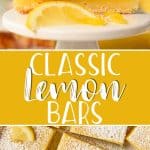 Easy to transport and even easier to eat, this Lemon Bar recipe is a truly classic dessert made for picnics and parties! Simple in design, they're nothing more than a tangy lemon custard filling on top of an easy, buttery shortbread crust - but they are perfect in every way!
