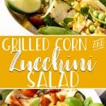 When it comes to summer salads, this easy Grilled Corn and Zucchini Salad simply can't be beat! Quick-grilled slices of zucchini, corn, crispy snap peas and juicy heirloom tomatoes drizzled with a homemade Roasted Red Pepper Vinaigrette make this side dish is not only healthy, it will also please the low carb and vegan eaters at your backyard get-togethers.