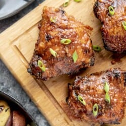 Sriracha Grilled Chicken Thighs with Pineapple Salsa 7