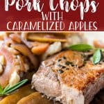 One pan, 30 minutes, and very little babysitting are all you need for these Boneless Pork Chops with Caramelized Apples! This comforting meal is very fall-forward, and you're going to love the flavors that come from the simple pantry ingredients that go into it!