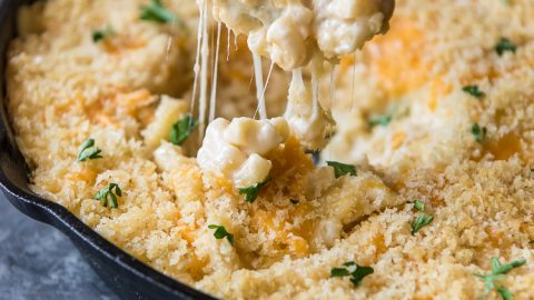 Skillet Baked Mac And Cheese The Crumby Kitchen