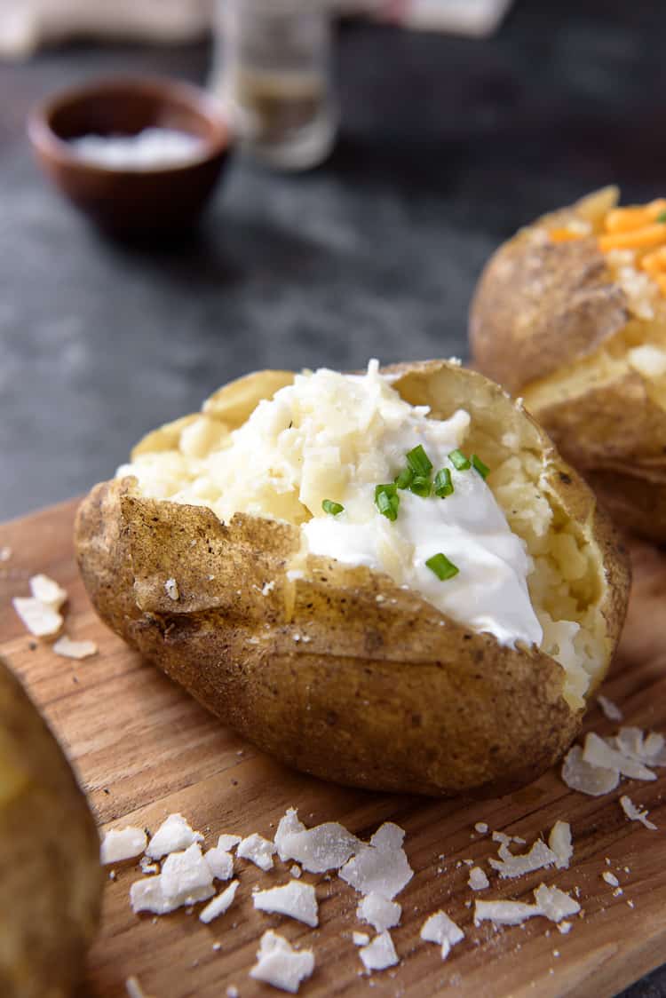 Perfect Crock Pot Baked Potatoes