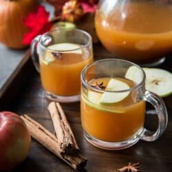 Crock Pot Pumpkin Apple Cider in a mug