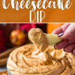 This Fluffy Pumpkin Cheesecake Dip is the quickest, easiest fall dessert imaginable! Canned (or fresh!) pumpkin puree, cream cheese, and whipped cream play big parts in bringing this scoopable, dippable treat to life - and it also doubles as a no-bake cheesecake filling!