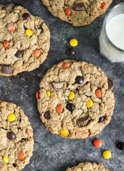 Loaded Peanut Butter Monster Cookies