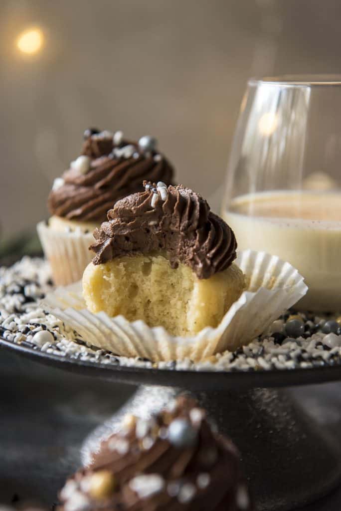 Eggnog Cupcakes • The Crumby Kitchen