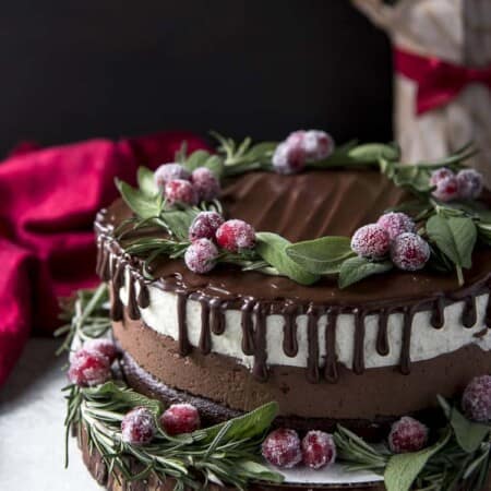 Double Chocolate Mousse Cake