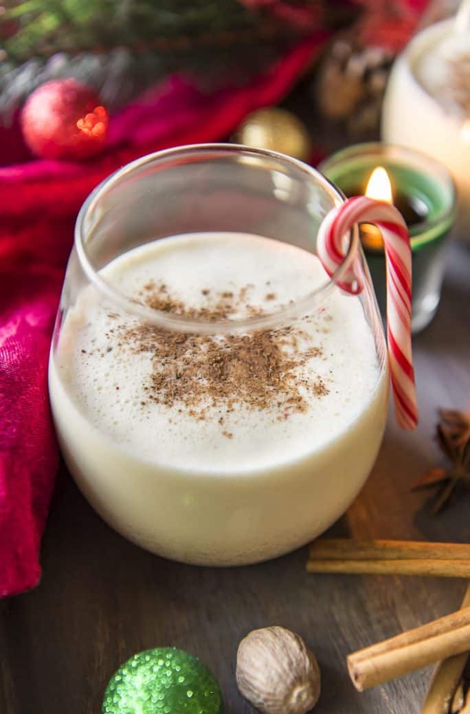 Easy Homemade Eggnog • The Crumby Kitchen