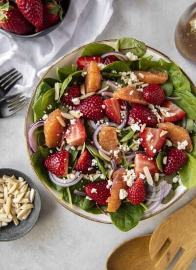 Photo of Citrus Strawberry Spinach Salad