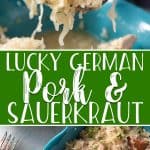 It may be a German New Years tradition, but this easy, comforting Pork and Sauerkraut recipe should be enjoyed all winter long! This hearty dish is full of savory flavors thanks to the kraut-infused pork and kielbasa, and can be made easily in the Instant Pot, oven, or slow cooker.