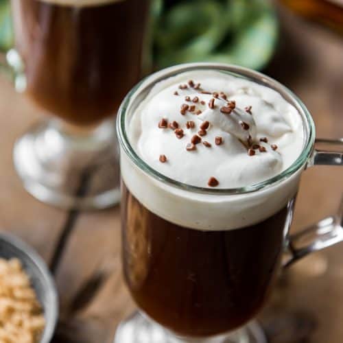 Classic Irish Coffee Cocktail • The Crumby Kitchen