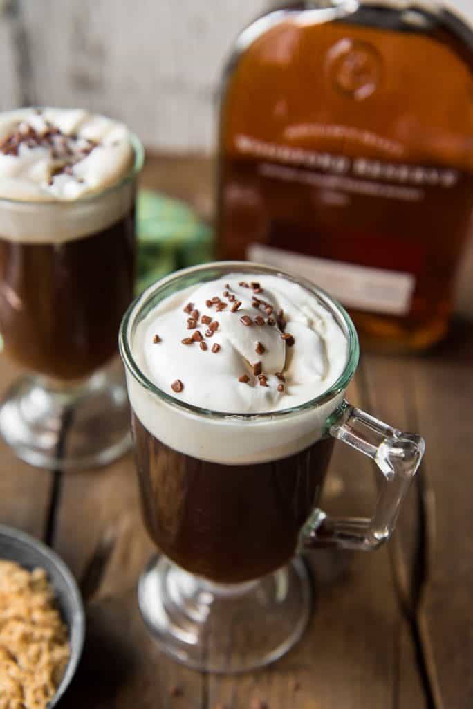 Classic Irish Coffee with Woodford Reserve