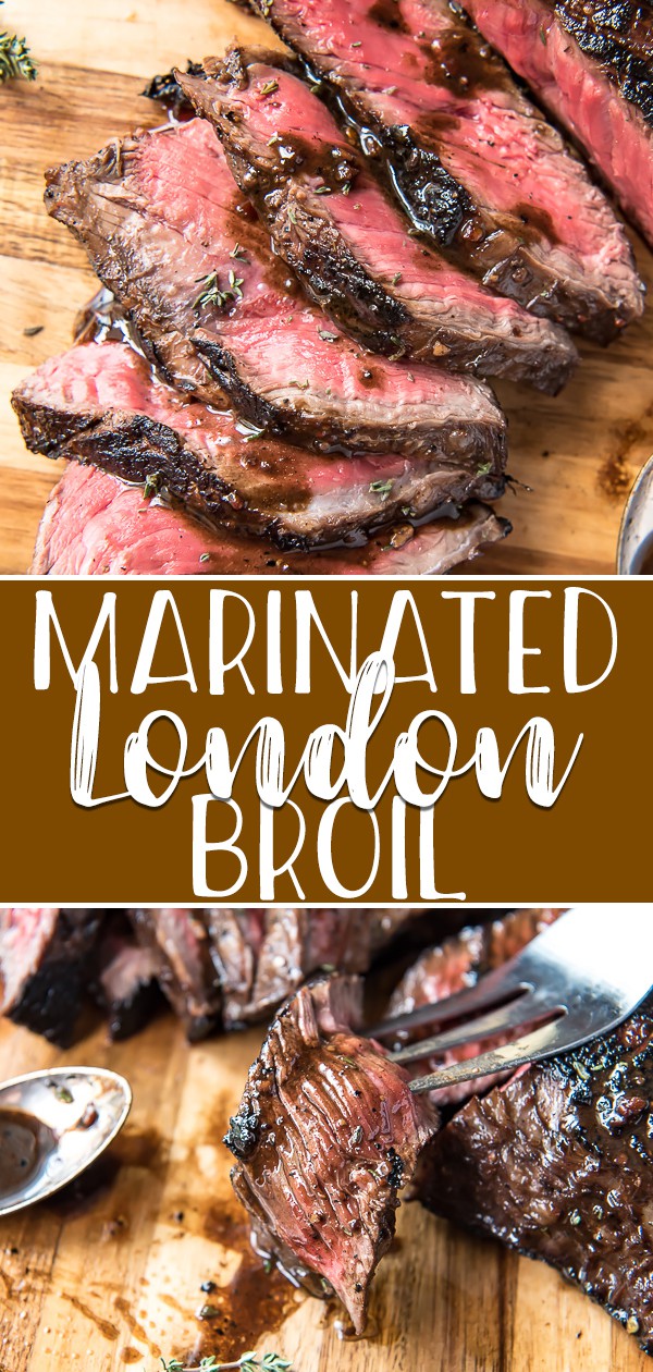 The secret to this insanely flavorful and tender Marinated London Broil is all in the timing! A day's worth of soaking in a simple marinade rewards you with a delicious dinner that's versatile and ready in no time.