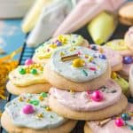 Soft Sugar Cookies with Frosting