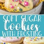 When you can't decide between cake and cookies, these copycat Lofthouse Soft Sugar Cookies with Frosting are the answer! Thick, chewy, and irresistible, these sprinkled sweeties are a must-make for every holiday!