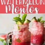 Fresh ingredients are the way to go to make the perfect summer cocktail - the Watermelon Mojito! This fruity twist on the classic Cuban mojito will make you feel like you're lounging beneath the palms no matter where you are!