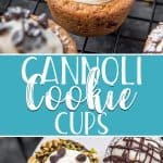 Cannoli Cookie Cups pin