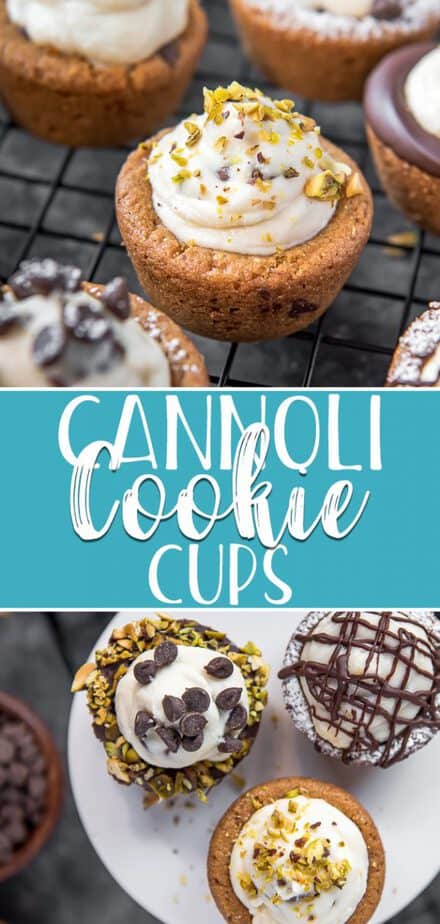 Cannoli Cookie Cups pin