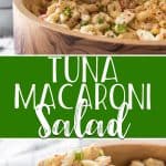 Summer truly begins with your first bite of Tuna Macaroni Salad! This nostalgic pasta side dish combines tender macaroni, tuna fish, freshly chopped veggies, and creamy dressing - a perfect addition to any picnic or BBQ!