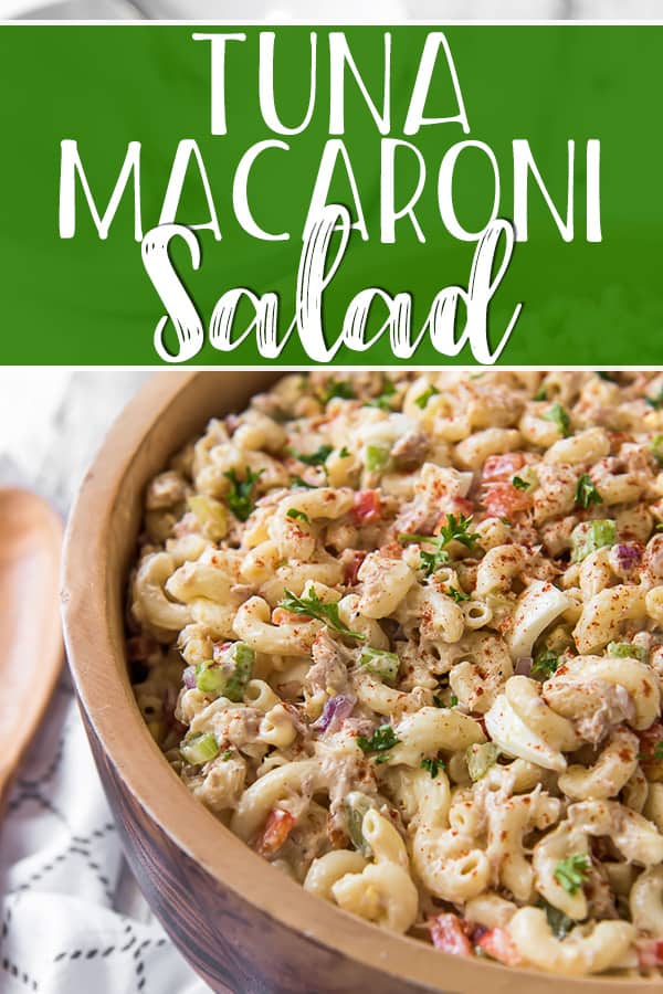 SouthernStyle Tuna Macaroni Salad • The Crumby Kitchen