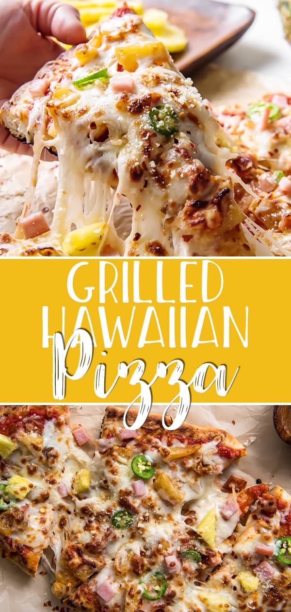 Grilled Hawaiian Pizza pin