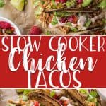 Slow Cooker Chicken Tacos pin