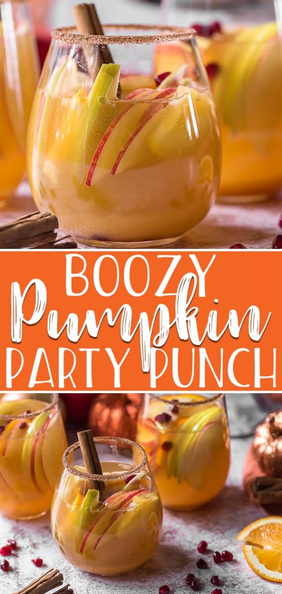 Boozy Pumpkin Party Punch pin