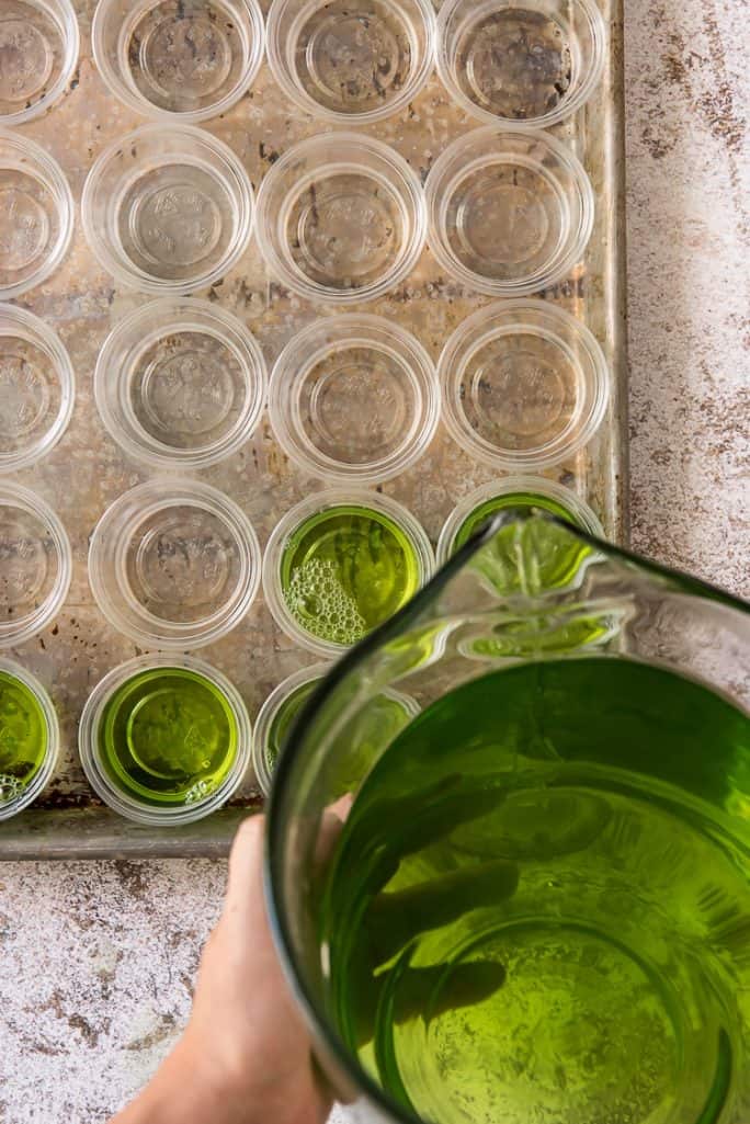 Cinnamon Apple Fireball Jello Shots • The Crumby Kitchen