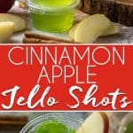 Cinnamon Apple Jello Shots pin