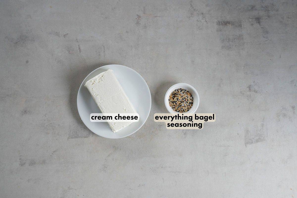 ingredients for smoked cream cheese